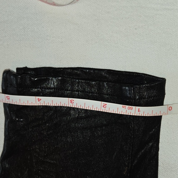 J. Brand 100% Black Lamb‎ Leather Sz. 28 Zippered Ankle Pants - Picture 14 of 16